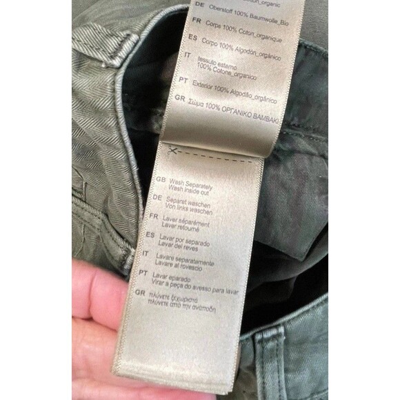 Scotch & Soda Floral-Embroidery Wide-Leg Trousers Pip Womens Green 26/30 Read - Picture 14 of 16